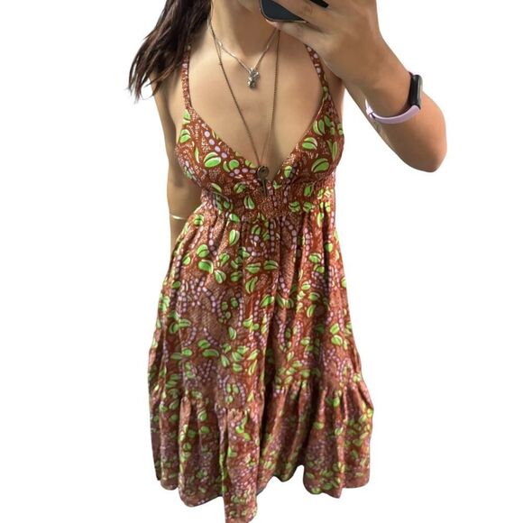 A.L.C Rhodes Print Linen Maxi Dress - Picture 4 of 5